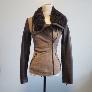 Danier Leather | Suede, Leather, And Fur Jacket